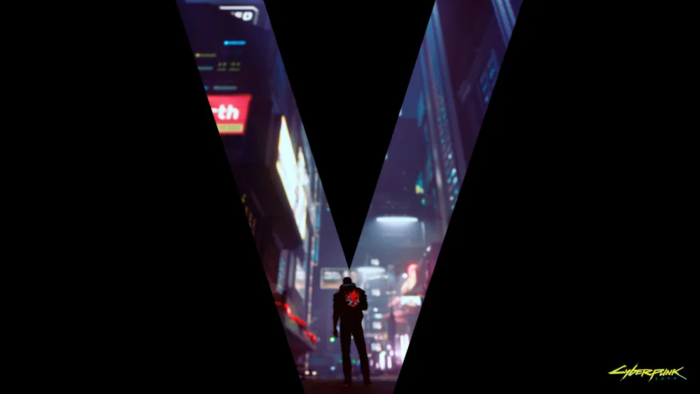 V（赛博朋克）海报
