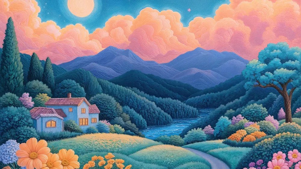 梦幻般的风景