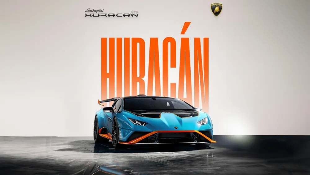 兰博基尼Huracán STO海报4K电脑壁纸