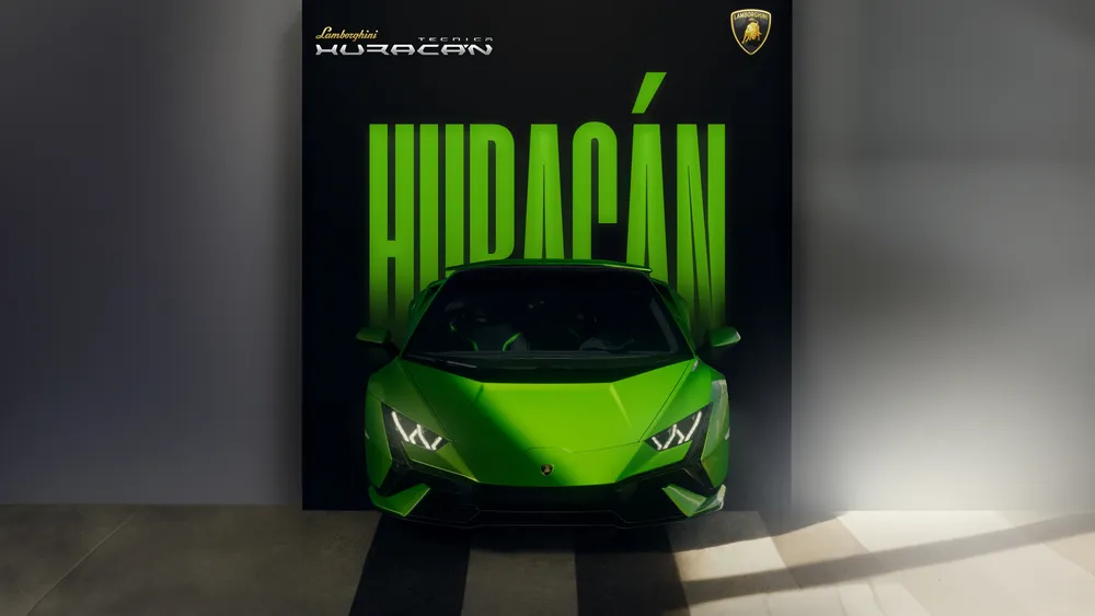 兰博基尼Huracán Tecnica海报4K电脑壁纸