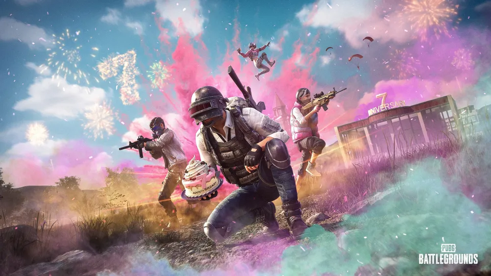 PUBG七周年主题艺术