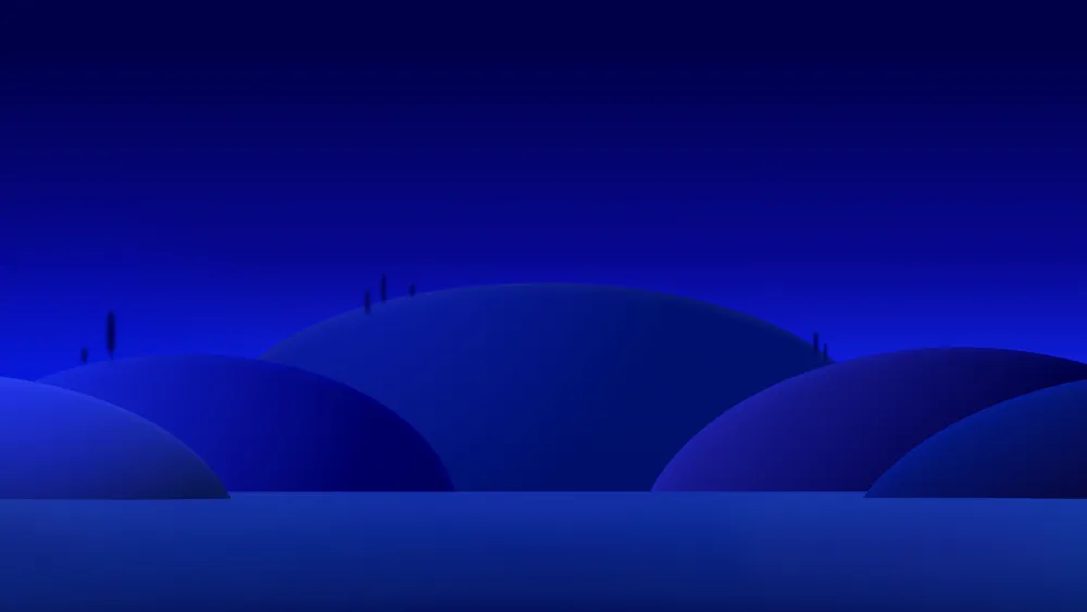 蓝色美学夜景