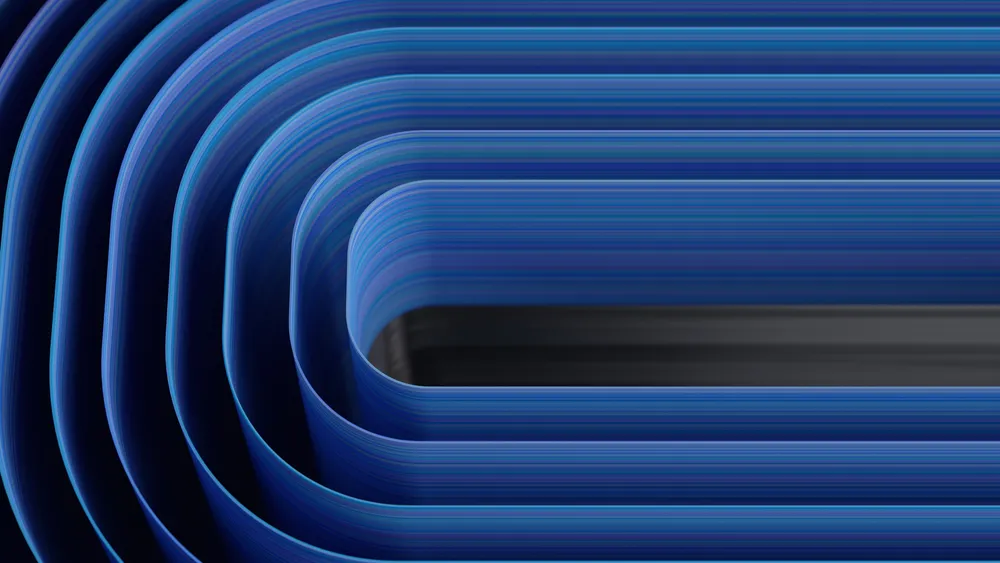 蓝色美学3D背景