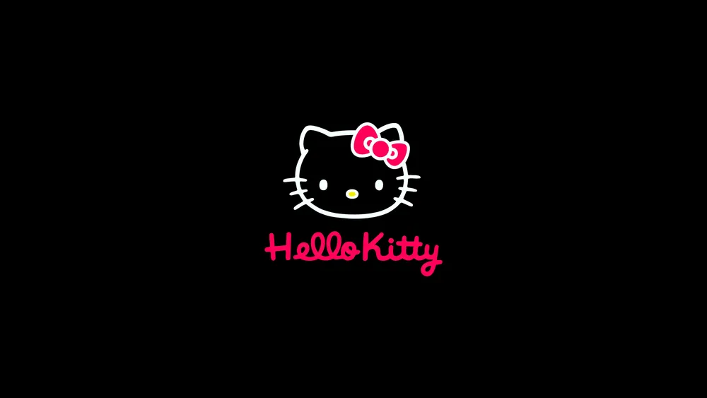 Hello Kitty黑色背景