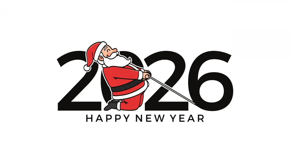 2026新年圣诞老人4K电脑壁纸
