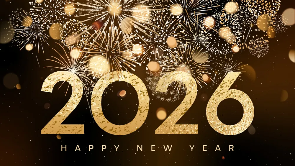 新年快乐2026烟花4K电脑壁纸