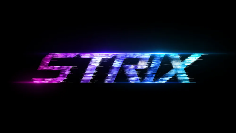 华硕ROG Strix彩色标志