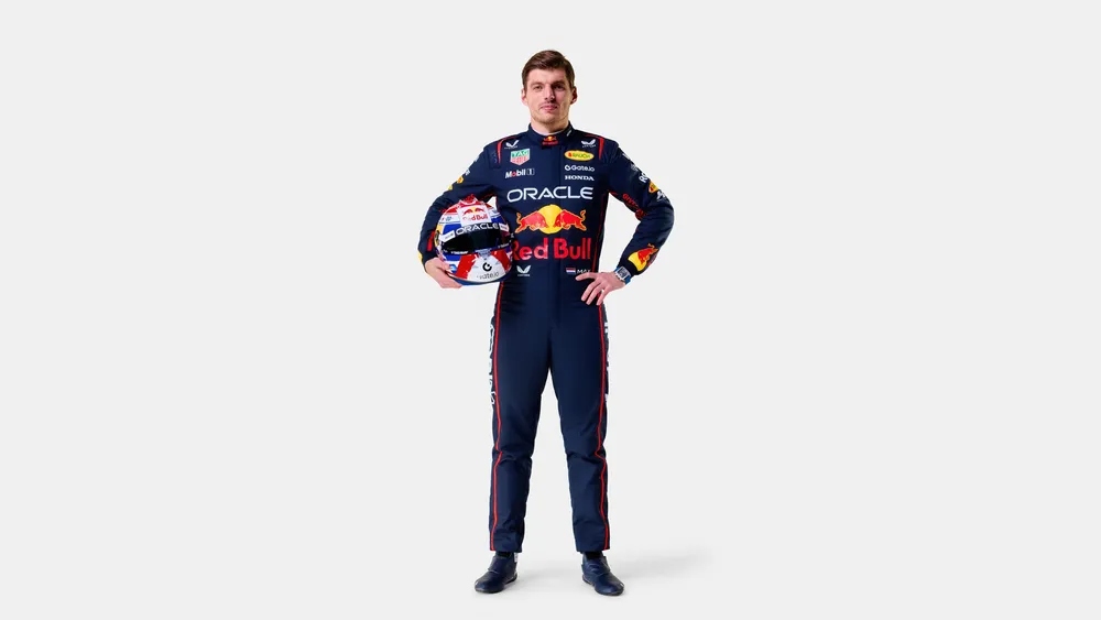 Max Verstappen白色背景