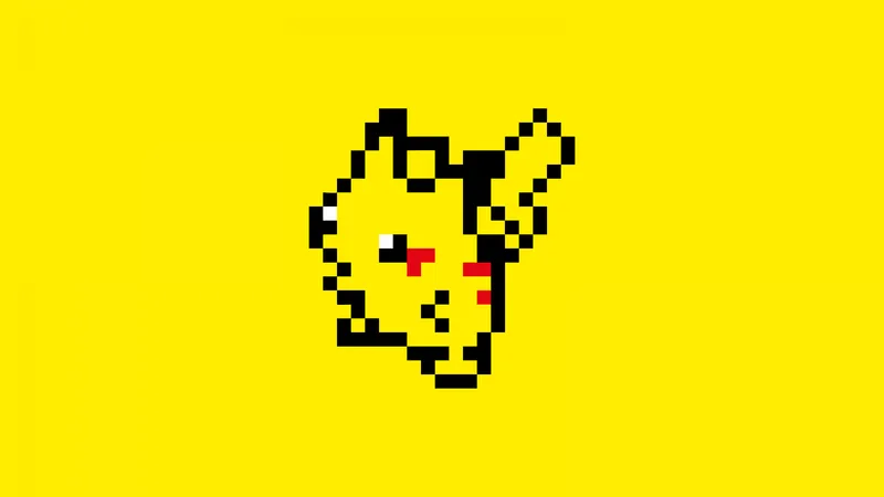 皮卡丘像素艺术