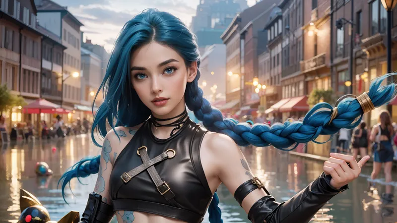 Jinx（LOL）AI艺术