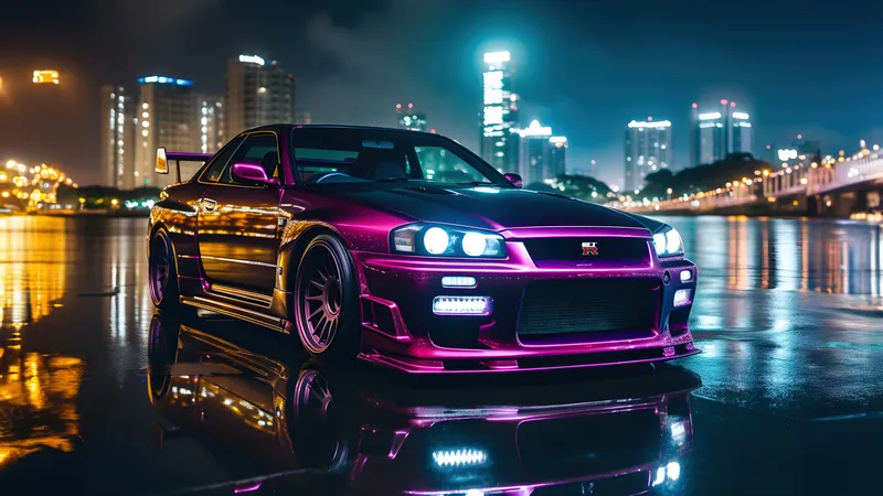日产天际线GT-R R34 AI艺术