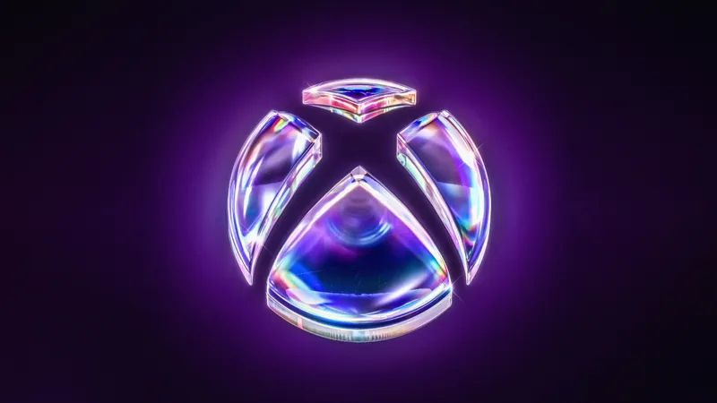Xbox徽标紫色背景