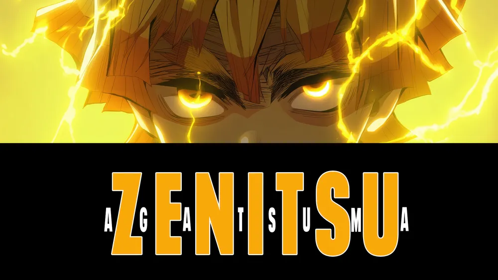 Zenitsu Agatsuma眼睛4K电脑壁纸
