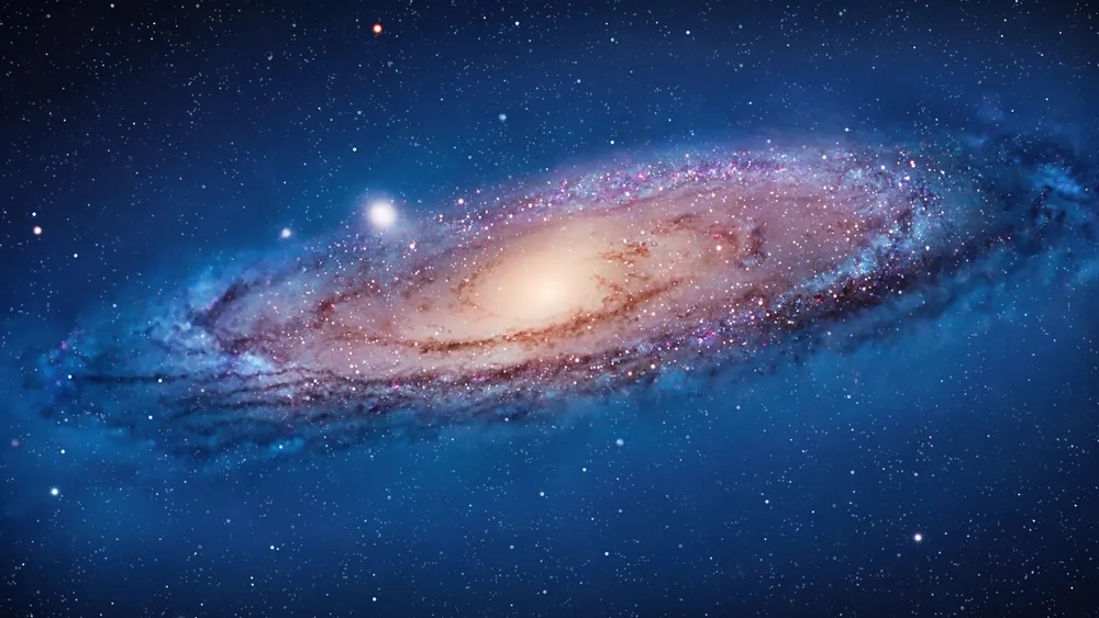 OS X狮子仙女座星系4K电脑壁纸