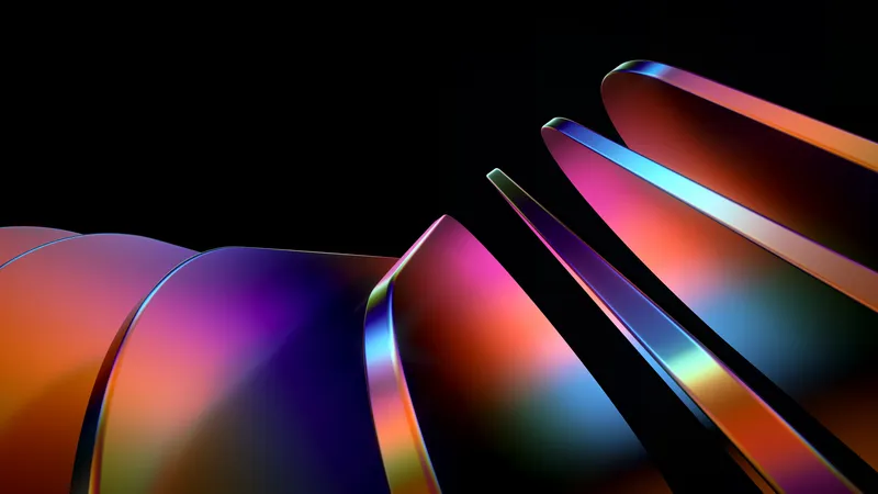 彩虹漩涡充满活力