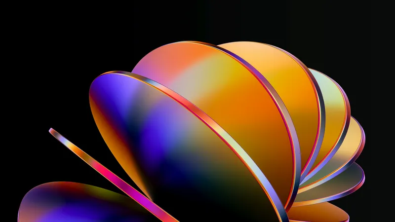 抽象艺术3D渲染