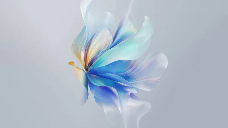 白色背景华为Mate X3