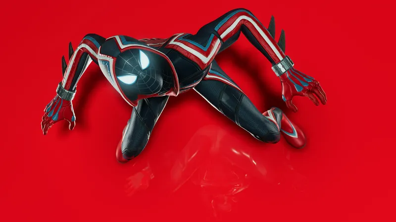 蜘蛛侠：Miles Morales Red背景