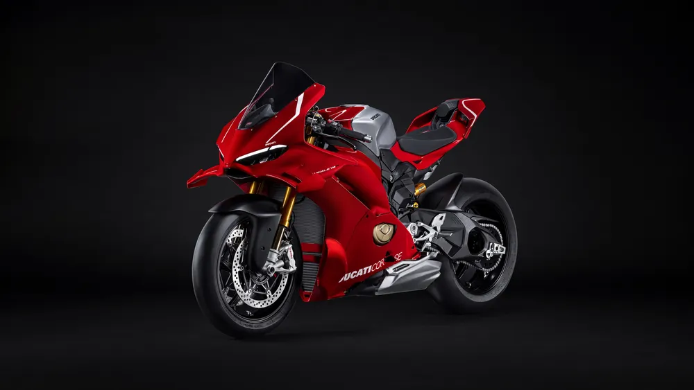 杜卡迪Panigale V4 R深色背景4K电脑壁纸