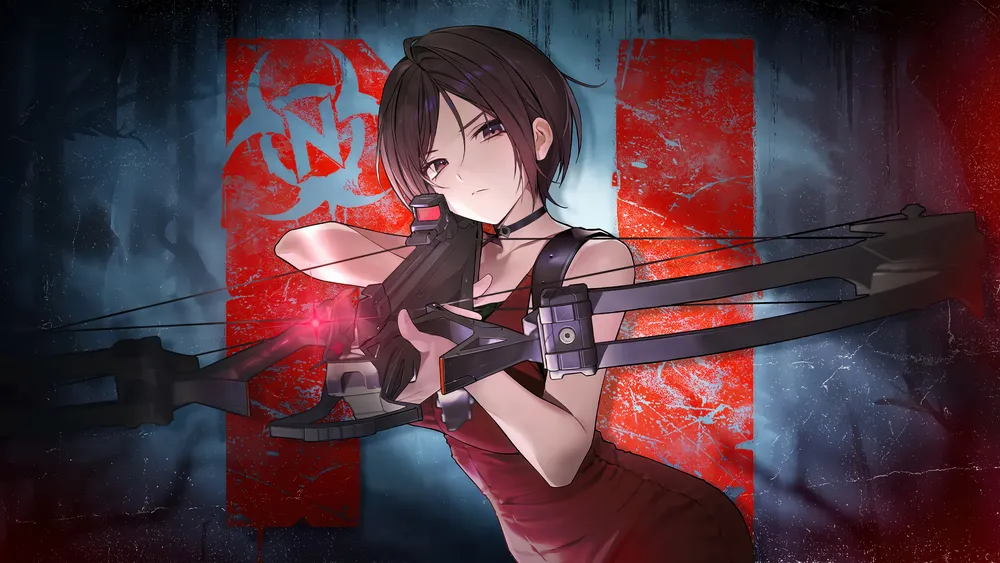 胜利女神：Nikke Resident Evil4K电脑壁纸