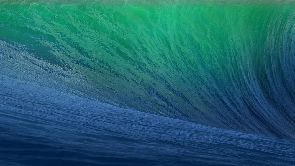 OS X Mavericks海浪4K电脑壁纸