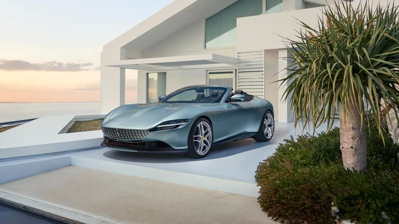 法拉利罗马蜘蛛跑车