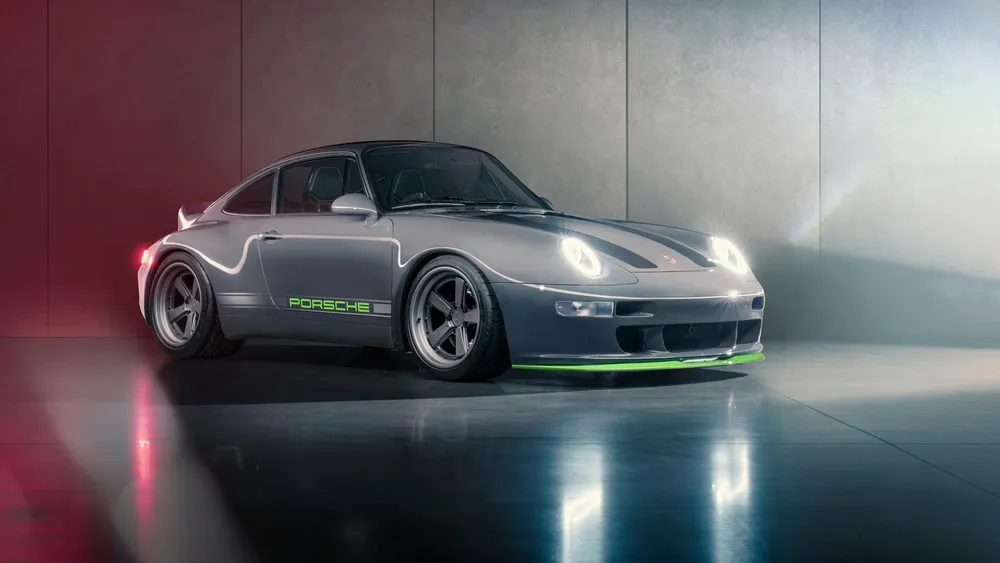 保时捷911 Gunther Werks 400R Coupe无限灰色4K电脑壁纸