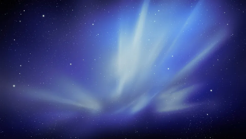 OS X雪豹极光天空4K电脑壁纸