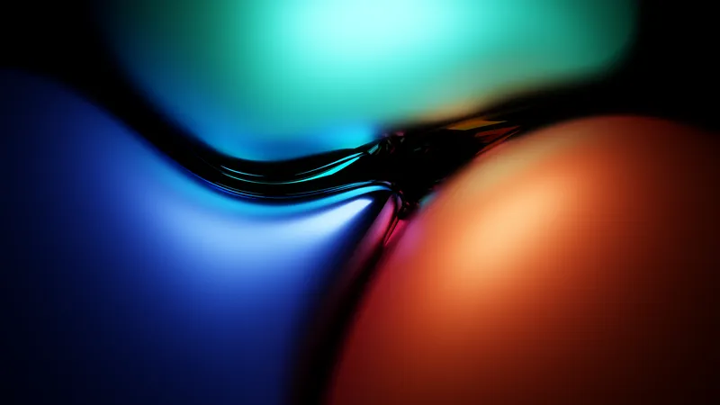 金属形状3D背景