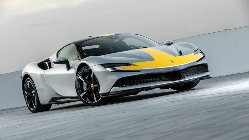 混合动力超级跑车法拉利SF90 Stradale阿塞托·菲奥拉诺