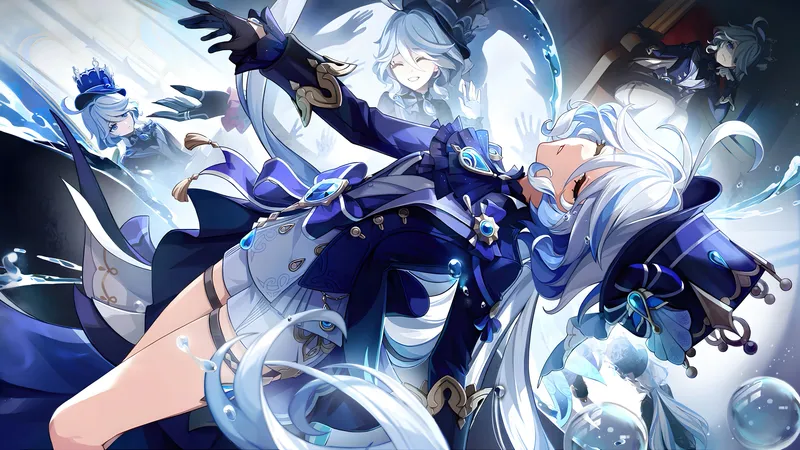 Furina de Fontaine蓝色美学