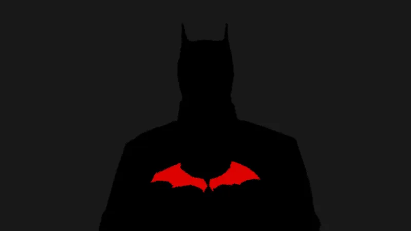 蝙蝠侠剪影