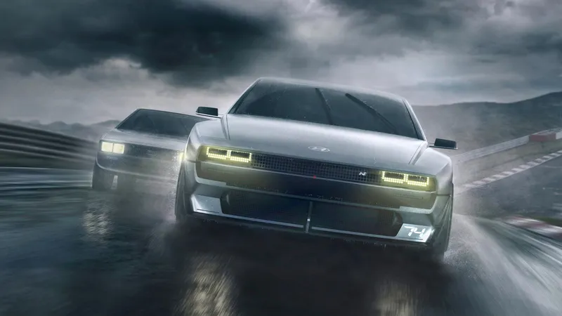 现代N Vision 74电动汽车