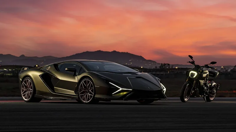 兰博基尼Sián FKP 37&amp杜卡迪Diavel 1260