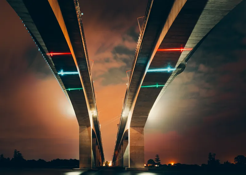 二桥低角度摄影